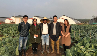Indian vegetable customers visit Tianjin Tianlong Agricultural Technology Co., Ltd.