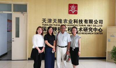 Indian customers visit Tianjin Tianlong Agricultural Technology Co., Ltd.