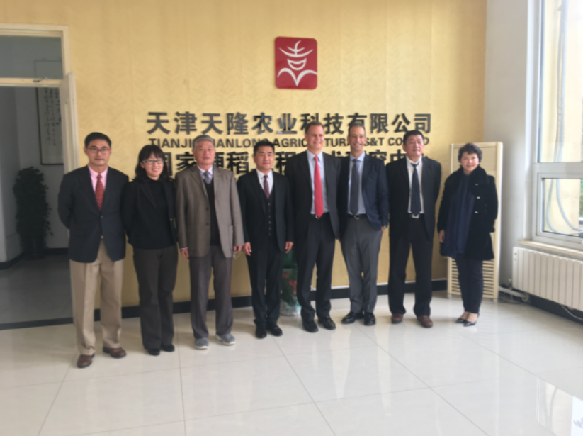 Senior executives of American Rice Technology Company visit Tianjin Tianlong Agricultural Technology Co., Ltd.